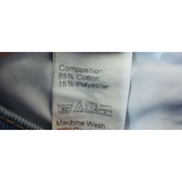 Shein Blue Denim Jeans High Waisted Straight Leg Medium Wash Size 30 - Picture 8 of 8